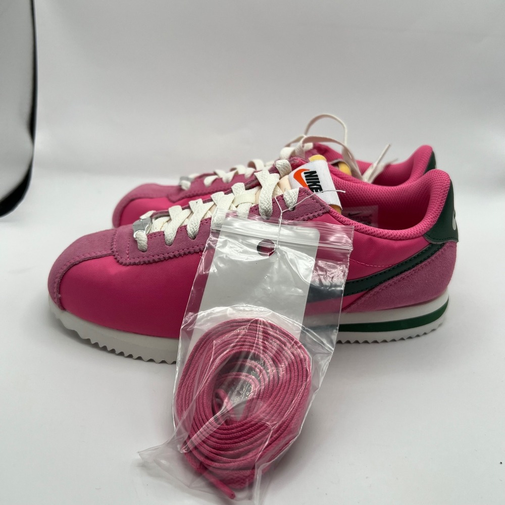 Nike Cortez Pinksickle Pink Fir Sail Womens Shoes 7.5 Sneakers IH2361-600 suede‎